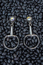 TIPI Iridescent Stable Chic Silvertone Earrings - Wholesale Accessory Market