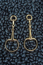 TIPI Equine Edge Goldtone Earrings - Wholesale Accessory Market