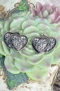 TIPI Hearts Collide Silvertone Earrings - Wholesale Accessory Market
