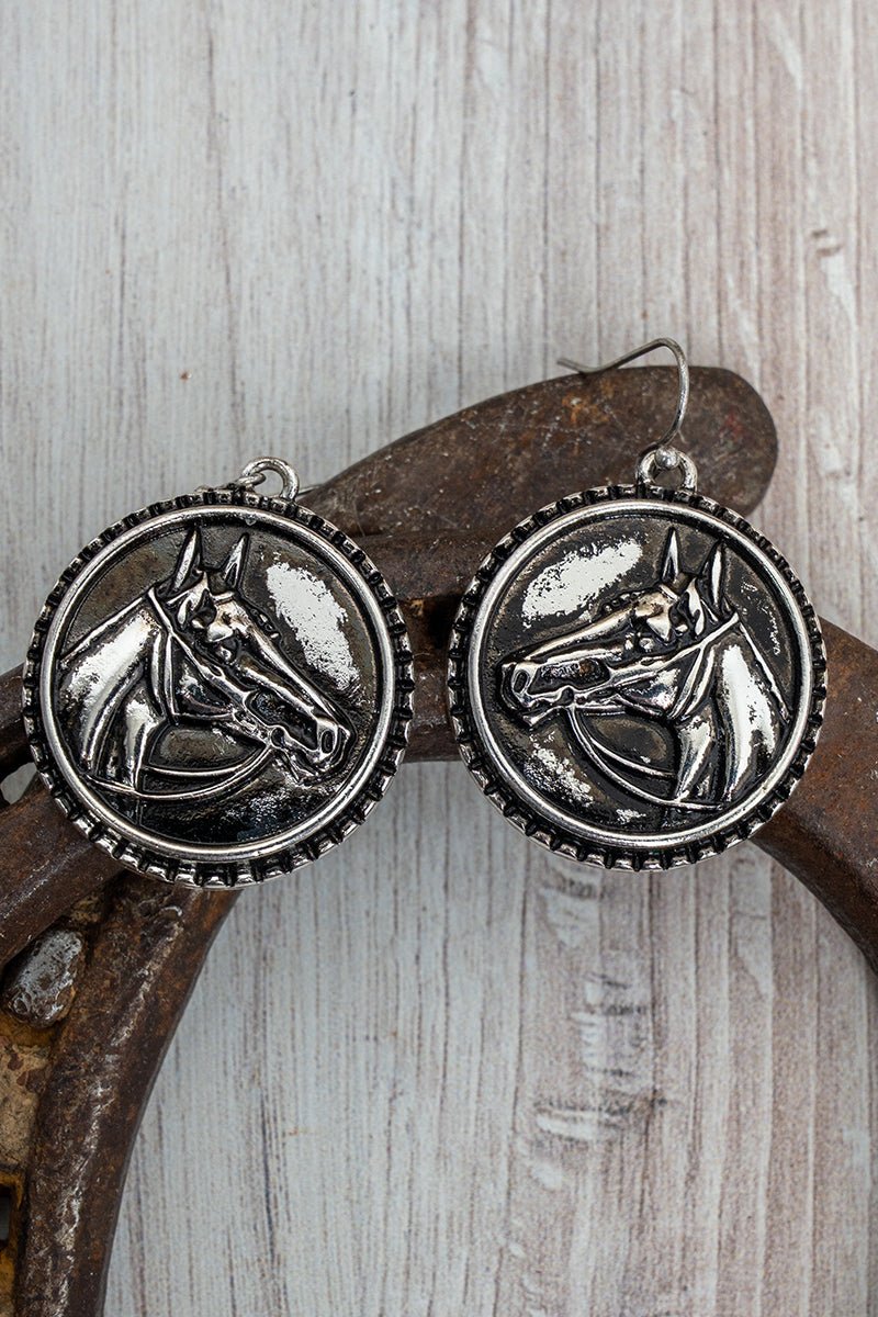TIPI Shadow Ranch Silvertone Earrings - Wholesale Accessory Market