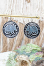 TIPI Mesa Roamer Silvertone Armadillo Earrings - Wholesale Accessory Market