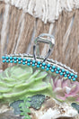 TIPI Silverado Shine Turquoise & Silvertone Hair Claw - Wholesale Accessory Market