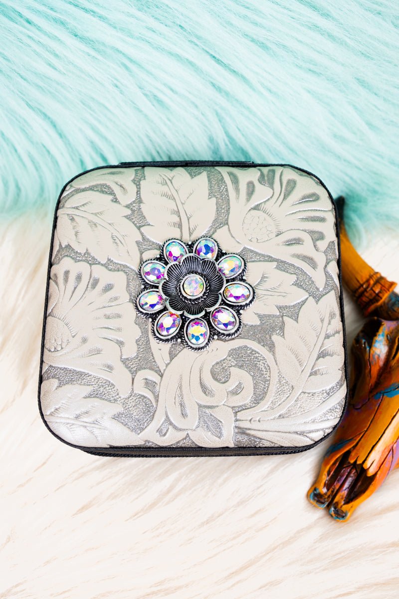 TIPI Camilla White Small Travel Jewelry Box - Wholesale Accessory Market