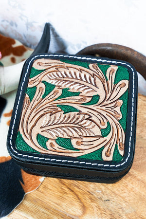 TIPI Sagebrush Grove Black Small Travel Jewelry Box - Wholesale Accessory Market