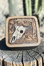 TIPI Dustbloom Steer Skull Black Small Travel Jewelry Box - Wholesale Accessory Market