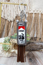 TIPI Cowboy Lighter Brown Tassel Keychain - Wholesale Accessory Market
