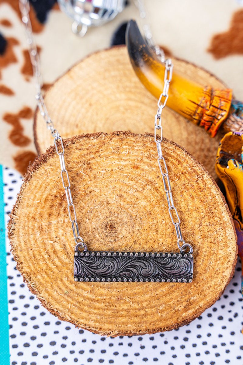 TIPI Brinson Bar Silvertone Necklace - Wholesale Accessory Market