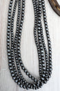 TIPI Desert Icon Silver Pearl Layered Necklace - Wholesale Accessory Market