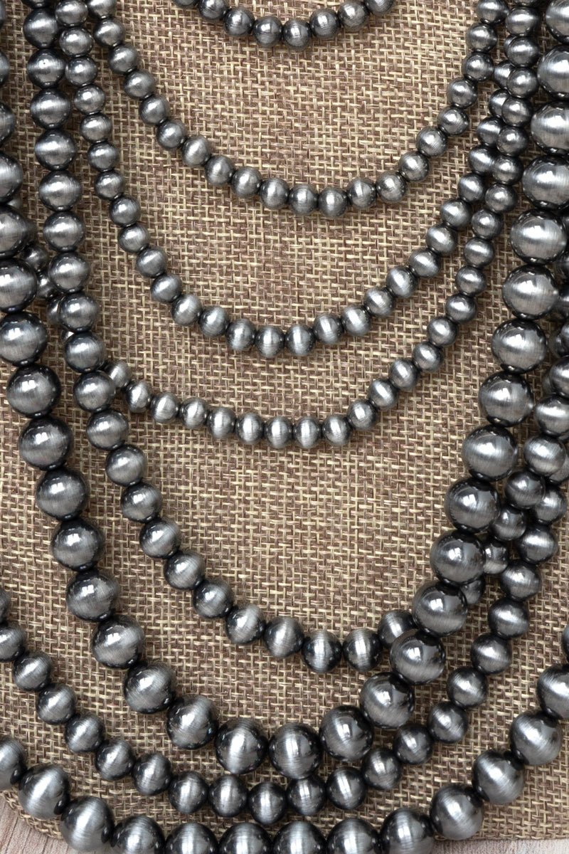 TIPI Prairie Prestige Silver Pearl Layered Necklace - Wholesale Accessory Market