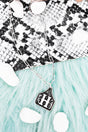 TIPI Cattle Tag 'H' Silvertone Necklace - Wholesale Accessory Market