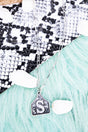 TIPI Cattle Tag 'S' Silvertone Necklace - Wholesale Accessory Market