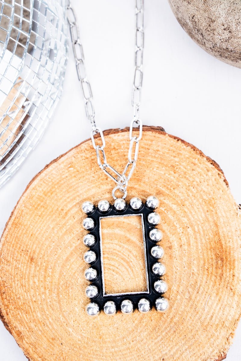 TIPI Makenna Silvertone Studded Necklace - Wholesale Accessory Market