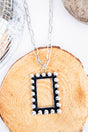 TIPI Makenna Silvertone Studded Necklace - Wholesale Accessory Market