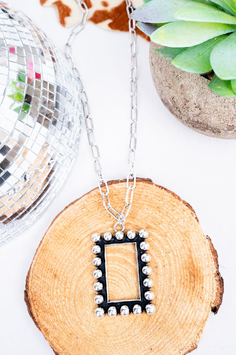TIPI Makenna Silvertone Studded Necklace - Wholesale Accessory Market