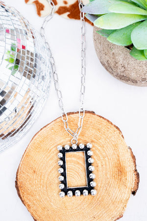 TIPI Makenna Silvertone Studded Necklace - Wholesale Accessory Market