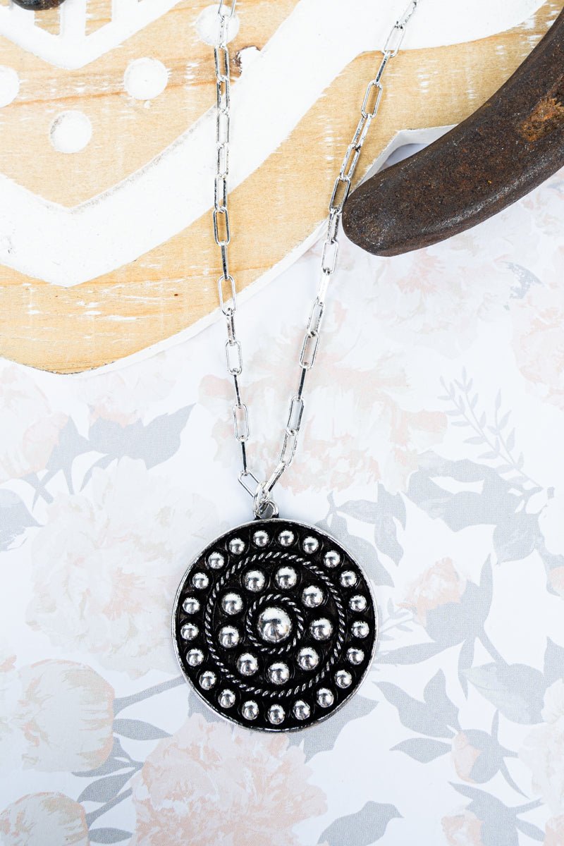 TIPI Renegade Run Silvertone Studded Necklace - Wholesale Accessory Market