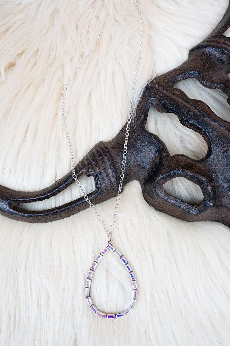 TIPI Prism Royale Iridescent & Silvertone Necklace - Wholesale Accessory Market