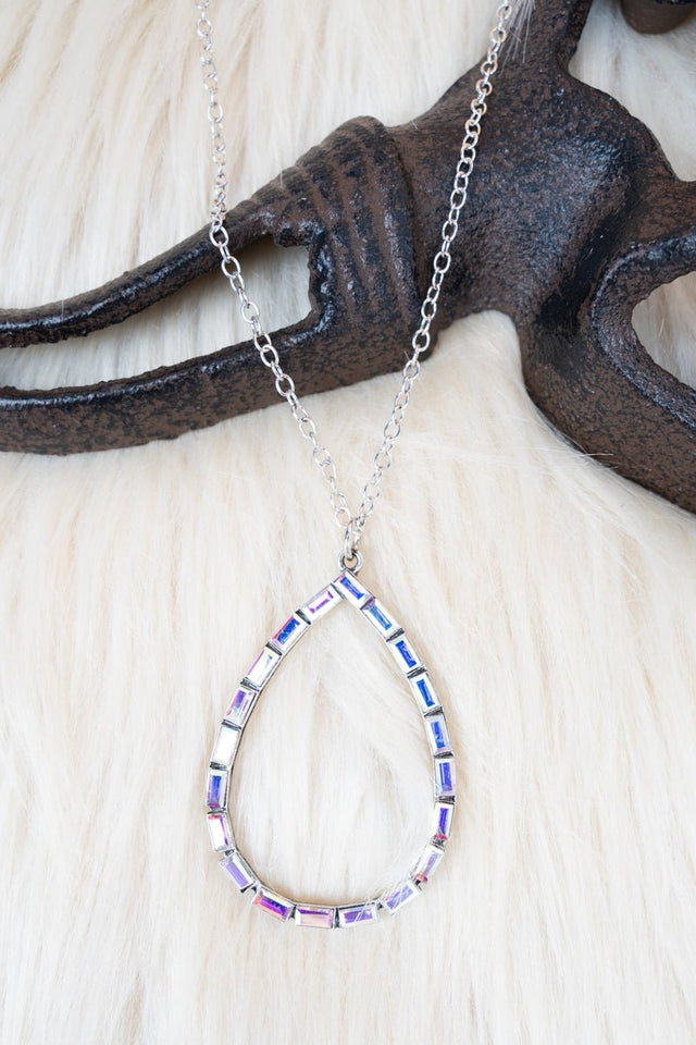 TIPI Prism Royale Iridescent & Silvertone Necklace - Wholesale Accessory Market
