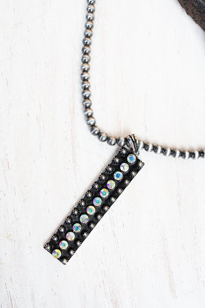 TIPI Iridescent Icon Silver Pearl Necklace - Wholesale Accessory Market