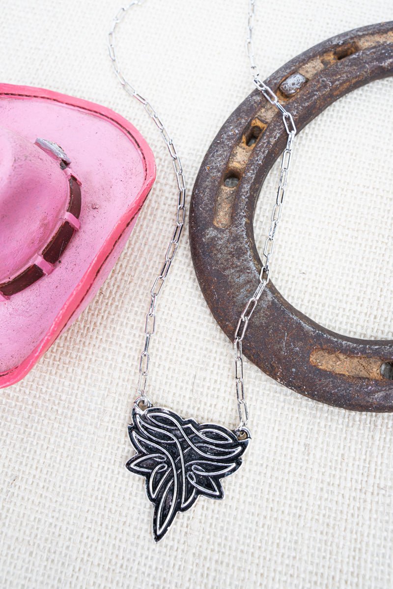 TIPI Sierra Loop Silvertone Necklace - Wholesale Accessory Market