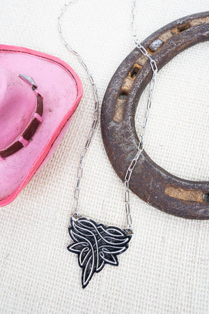 TIPI Sierra Loop Silvertone Necklace - Wholesale Accessory Market