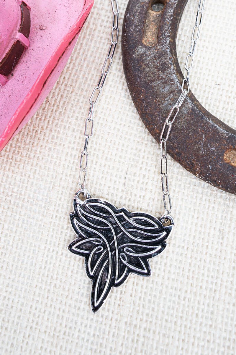 TIPI Sierra Loop Silvertone Necklace - Wholesale Accessory Market