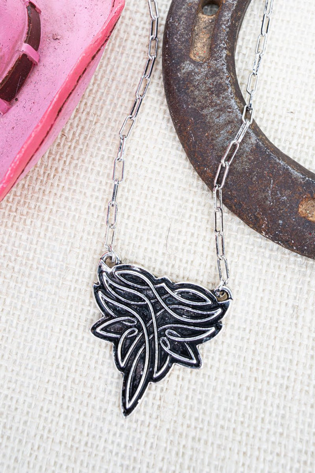 TIPI Sierra Loop Silvertone Necklace - Wholesale Accessory Market