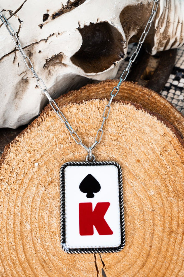 TIPI High Stakes King Silvertone Necklace - Wholesale Accessory Market