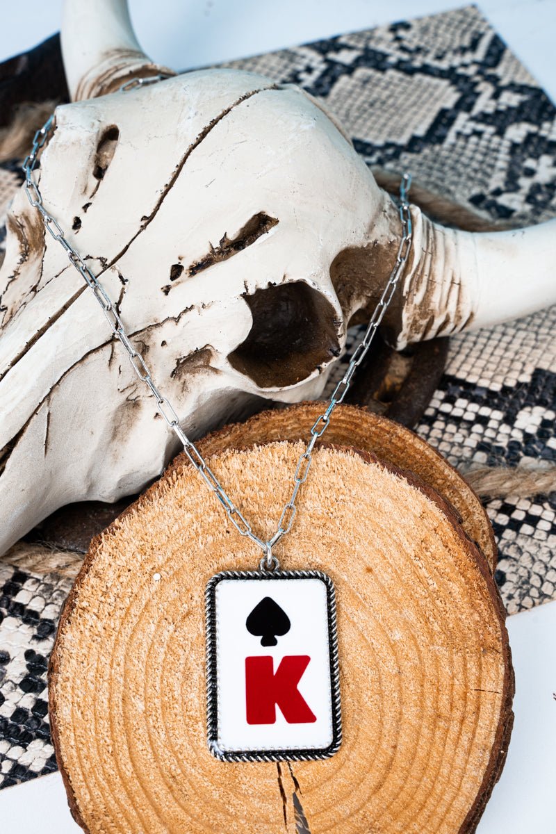 TIPI High Stakes King Silvertone Necklace - Wholesale Accessory Market