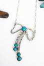 TIPI Turquoise Grit & Glimmer Silvertone Necklace - Wholesale Accessory Market