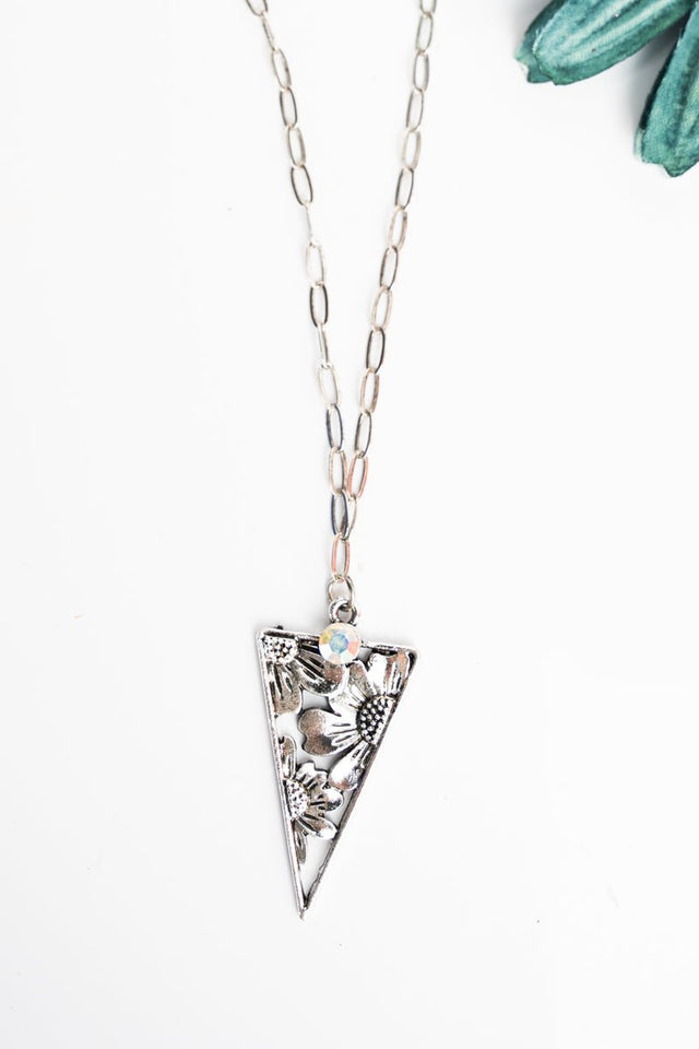 TIPI Posie Point Iridescent & Silvertone Necklace - Wholesale Accessory Market
