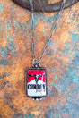 TIPI Cowboy Killer Longhorn Silvertone Necklace - Wholesale Accessory Market