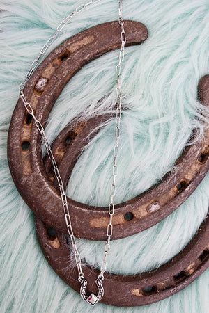 TIPI Iridescent Runway Rider Silvertone Necklace - Wholesale Accessory Market