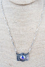 TIPI Iridescent Cowgirl Charm Silvertone Necklace - Wholesale Accessory Market