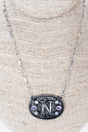 TIPI The Signature Saddle 'N' Iridescent Silvertone Necklace - Wholesale Accessory Market