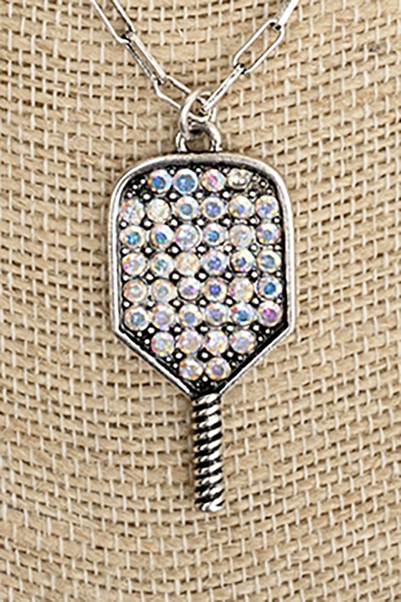 TIPI Iridescent Dink & Shine Silvertone Necklace - Wholesale Accessory Market