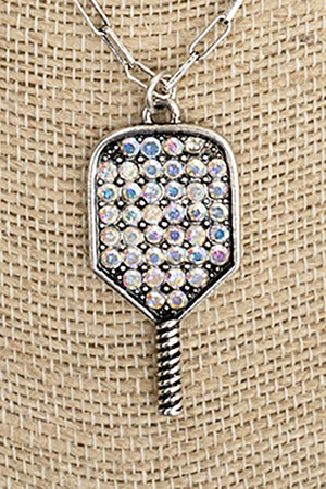 TIPI Iridescent Dink & Shine Silvertone Necklace - Wholesale Accessory Market