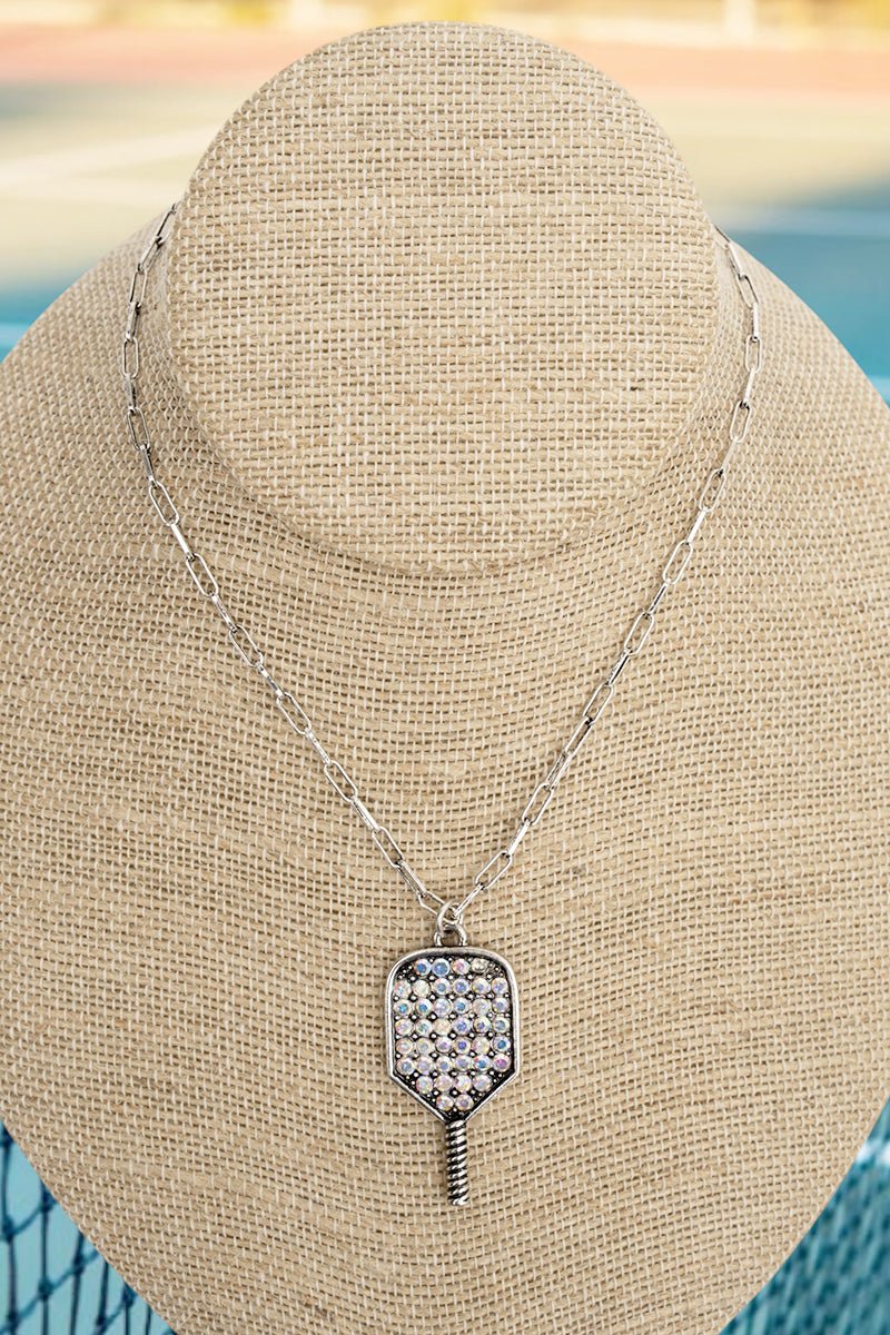 TIPI Iridescent Dink & Shine Silvertone Necklace - Wholesale Accessory Market
