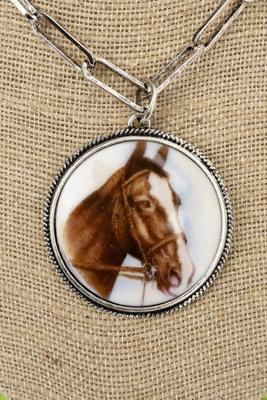 TIPI Mare Medallion Silvertone Necklace - Wholesale Accessory Market