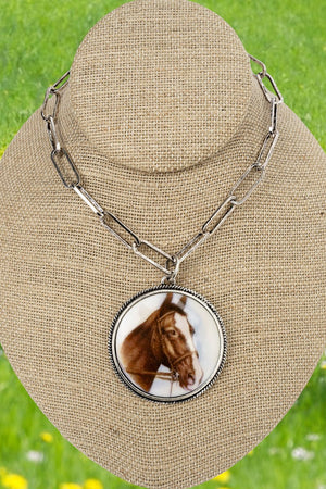 TIPI Mare Medallion Silvertone Necklace - Wholesale Accessory Market