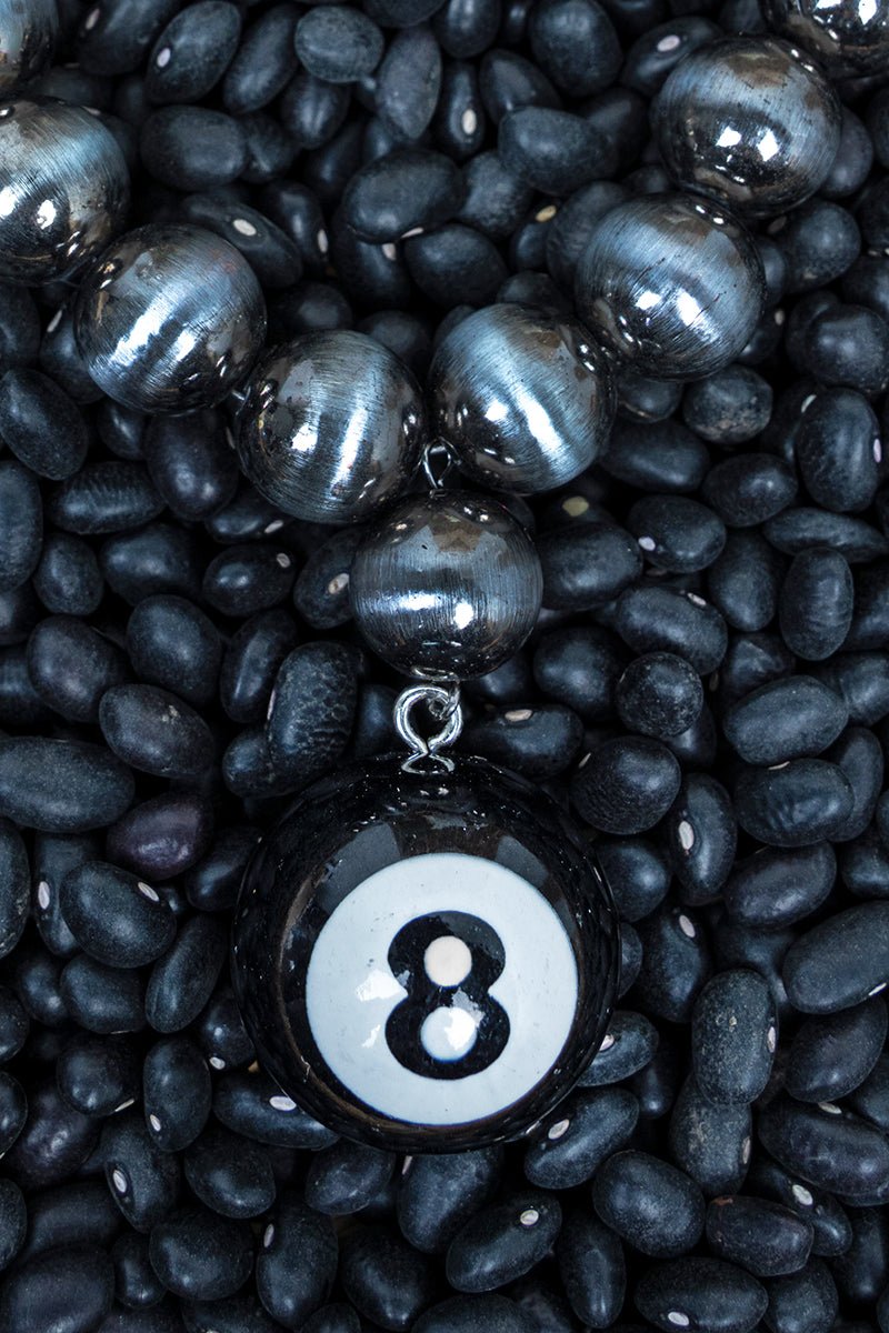 TIPI The Lucky Shot Silver Pearl Necklace - Wholesale Accessory Market