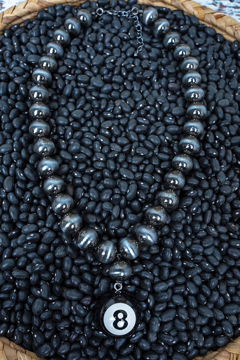 TIPI The Lucky Shot Silver Pearl Necklace - Wholesale Accessory Market