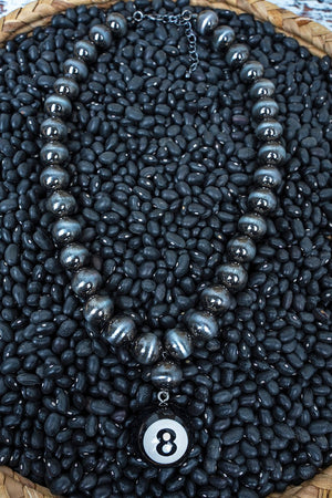 TIPI The Lucky Shot Silver Pearl Necklace - Wholesale Accessory Market