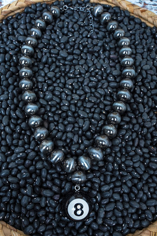 TIPI The Lucky Shot Silver Pearl Necklace - Wholesale Accessory Market