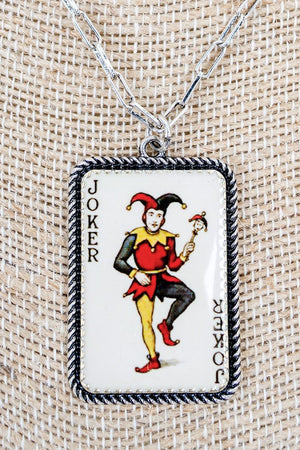 TIPI The Wild Card Silvertone Necklace - Wholesale Accessory Market