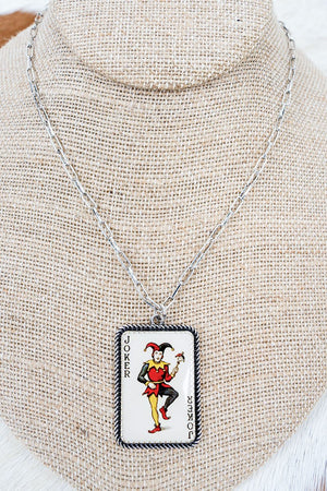 TIPI The Wild Card Silvertone Necklace - Wholesale Accessory Market