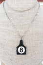 TIPI Rogue Eight Tag Silvertone Necklace - Wholesale Accessory Market
