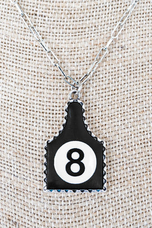 TIPI Rogue Eight Tag Silvertone Necklace - Wholesale Accessory Market