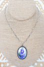 TIPI Bluebonnet Belle Silvertone Necklace - Wholesale Accessory Market