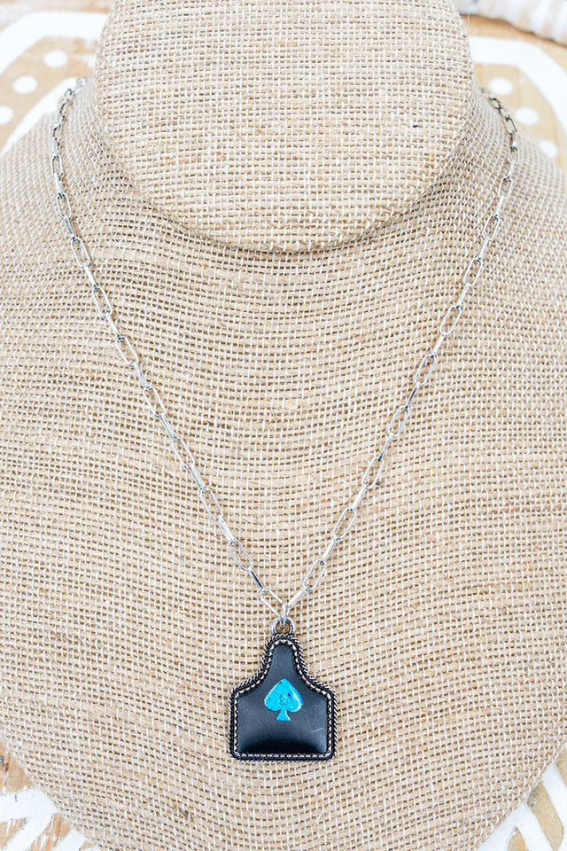 TIPI Shadow Deal Tag Silvertone Necklace - Wholesale Accessory Market
